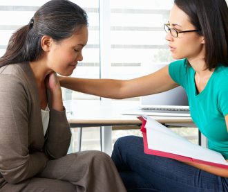 Woman Having Counselling Session